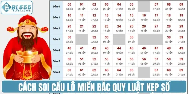 Cách soi cầu lô miền Bắc quy luật kẹp số