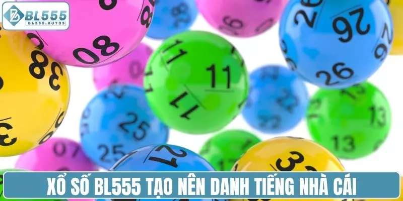 Xổ số BL555 góp phần tạo nên danh tiếng nhà cái